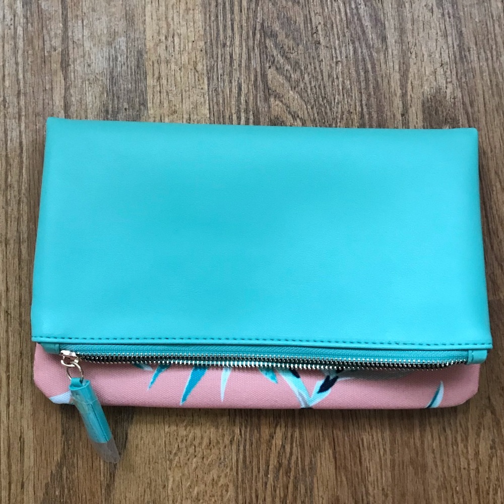 Rachel Pally Tropical Leaf Clutch